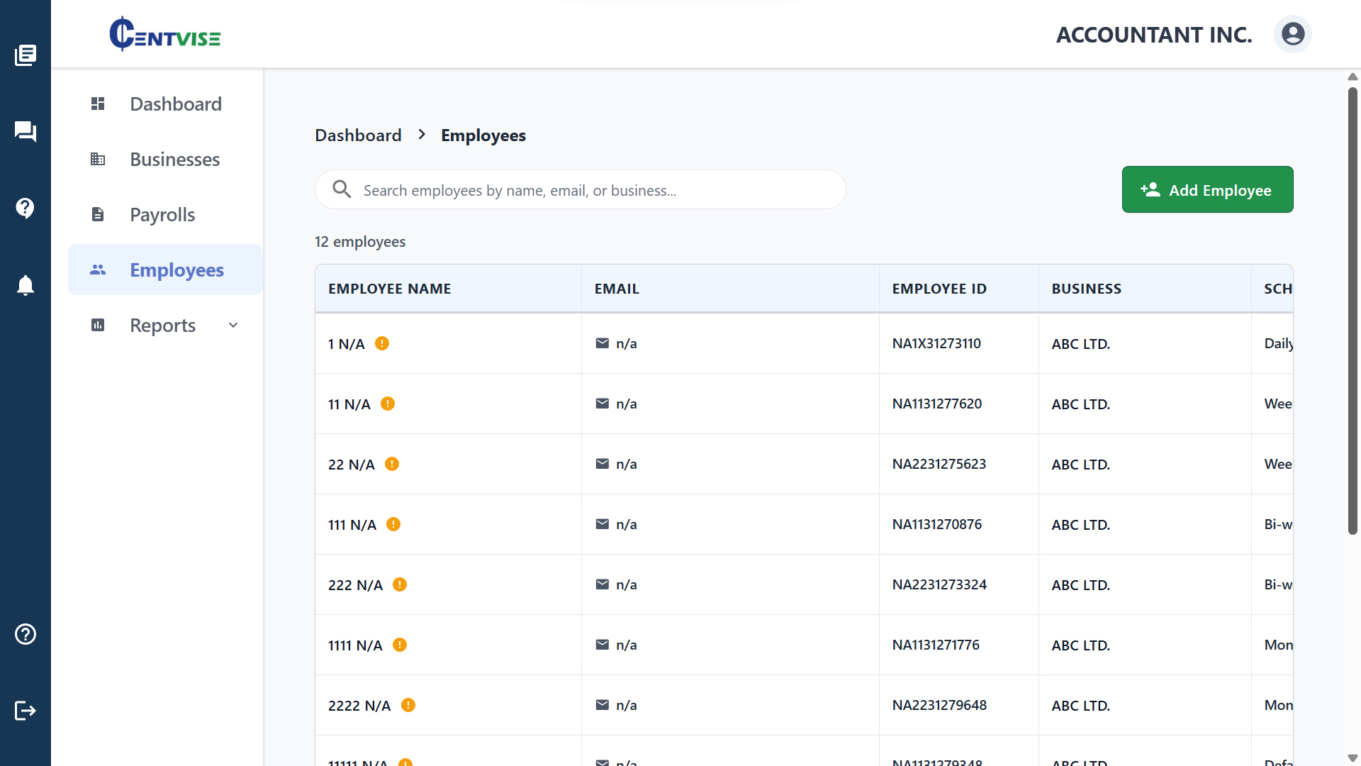 Employee Management screenshot